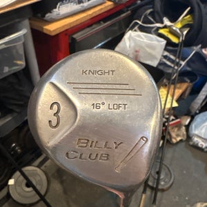 Billy club Right Handed Fairway Wood 3 Wood (Used)