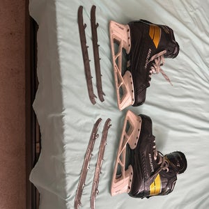 Bauer Ultrasonic Hockey Goalie Skates Regular Width 11 (Used)