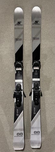 Stockli Stormrider88 skis 166cm with Tyrolia Attack 14 demo bindings