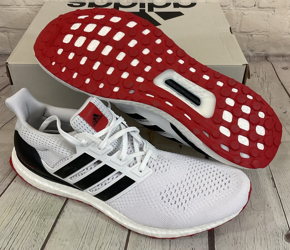 Adidas Ultraboost 1.0 White/Red-Black Size 14 Mens Running Shoes ID5879 (NEW) Adidas UltraBoost 1.0 Cloud White/Core Black-Better Scarlet  main image 3