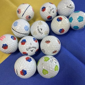 12 Near Mint AAAA Callaway Chrome Tour/ Chrome Tour X Used Golf Balls..Asst Pics