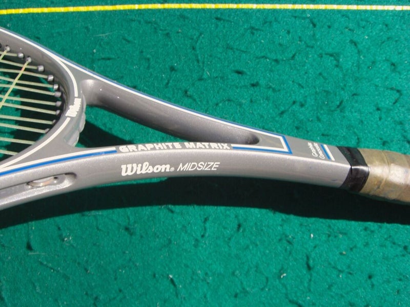 WILSON GRAPHITE MATRIX MIDSIZE TENNIS RACQUET (4 1/4) TAIWAN. LONG TERM STORAGE