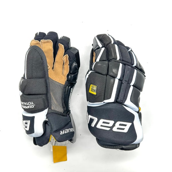 Bauer Supreme TotalOne - New Pro Stock Hockey Gloves (Black/White) *NHL Sample*