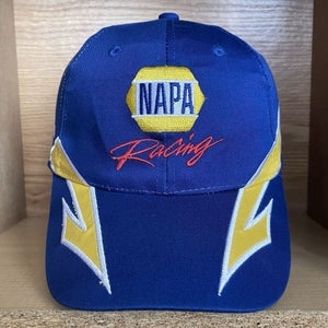 Vintage NAPA Racing #55 Adjustable Michael Waltrip Blue Hat Embroidered Cap