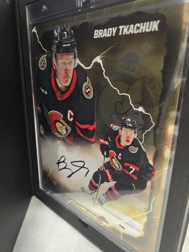 BRADY TKACHUK NHL Emanate Fanatics Under Wraps Ottawa Senators Gold 25/50