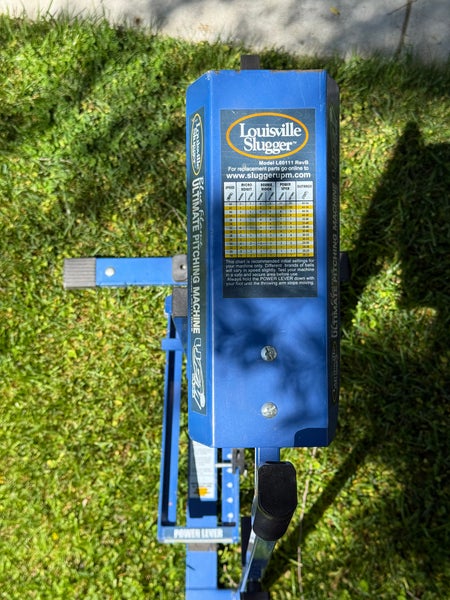 Louisville Slugger Blue Flame Ultimate Pitching Machine (Used ...