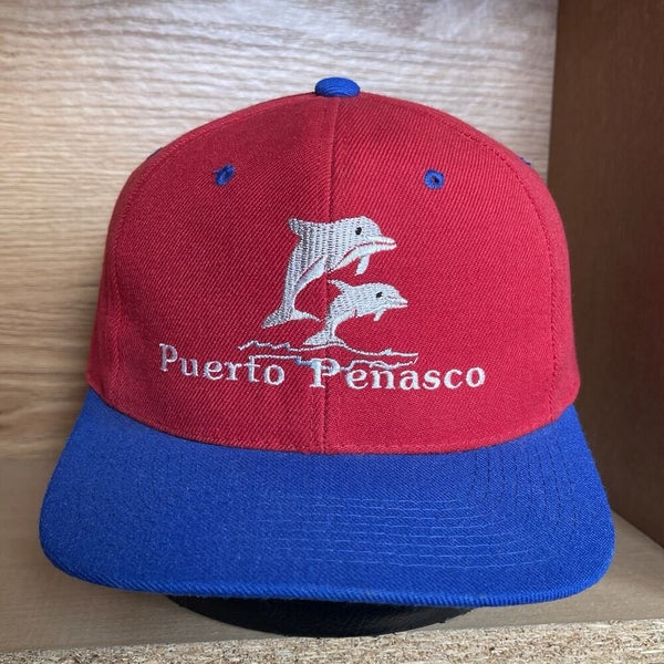 Vintage Puerto Pensacola Mexico Wool Snapback Hat Cap RARE