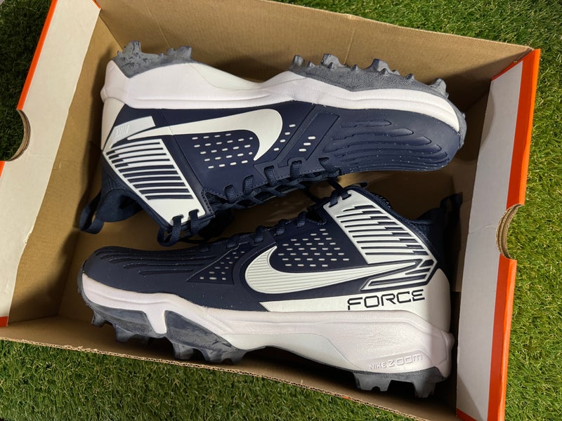 Nike Zoom Force Savage Pro 3 Shark Navy Football Cleats  display picture 3