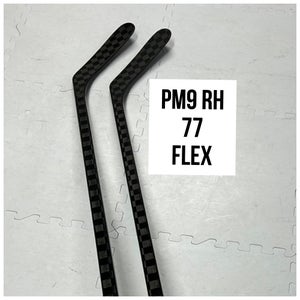 Senior(2x)Right PM9 77 Flex ProBlackStock™ Unbranded Blackouts Pro Stock Nexus Hockey Sticks