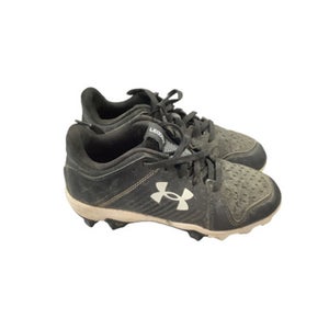 Used Under Armour LEAD OFF BB/SB Cleats Black Junior 01 11347-S000243194