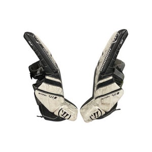Used Warrior RITUAL G3 Goalie Leg Pads Senior White 31 1/2" 11847-S000025388