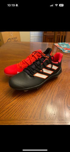 Black Men's Size M 10.5 (W 11.5) Adidas Adizero Afterburner Metal (New)