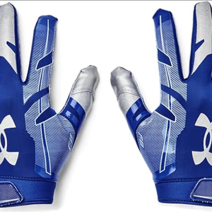 XL Under Armour Gloves (New) - Men's UA F8 Football Gloves - 1368851-400-XL