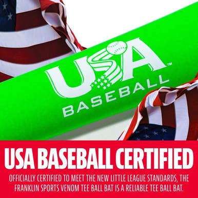 New Franklin VENOM 1000 BB/SB T-Ball Bat 11347-VENOM-1000