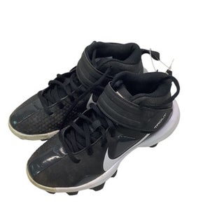 Used Nike 2016 TROUT BB/SB Cleats Black And White Junior 02 11347-S000242801