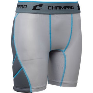 New WOMENS LG GREY SLIDING SHORT 11347-CHPBPS16WGRL