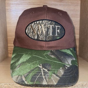 NWTF National Wild Turkey Federation Adjustable Hat Camouflage Hunting Cap Nice