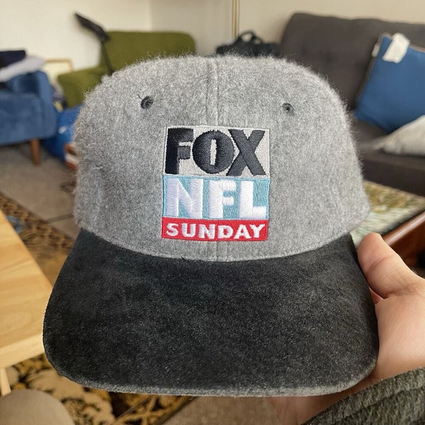 Vintage Fox NFL Football Sunday Wool Adjustable Leather Strapback Hat Cap NICE