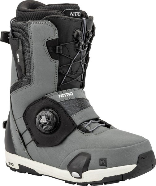 Nitro Profile TLS Step On Snowboard Boots Men's 8.5 Charcoal 2025 Burton Only