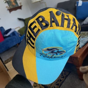 Vintage Bahamas Swirl Snapback Hat Cap Bahama RARE