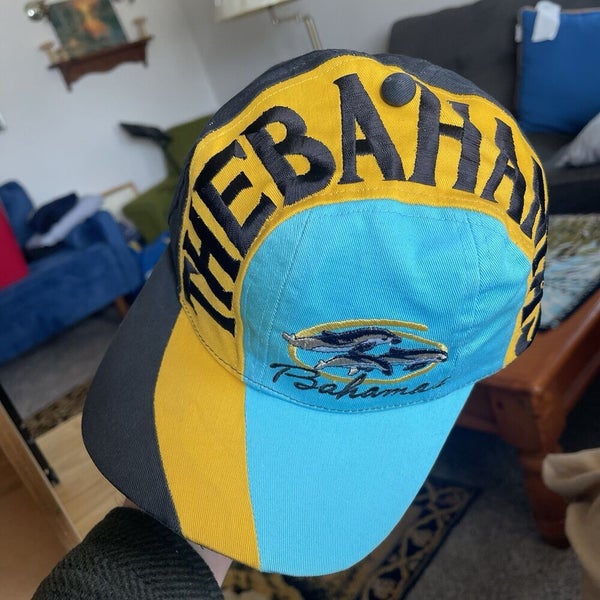 Vintage Bahamas Swirl Snapback Hat Cap Bahama RARE