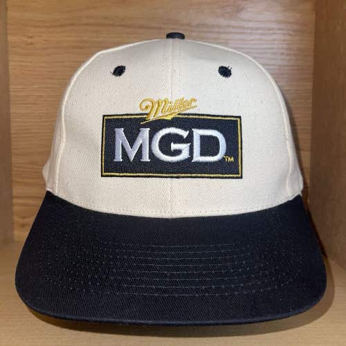 Vintage MGD Hat Snapback Trucker Cap Miller Genuine Draft Snapback Rare 90s