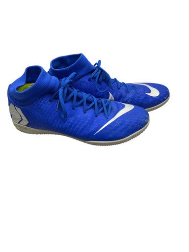 Nike (Used) Size M 10.0 (W 11.0) Blue Indoor Cleats
