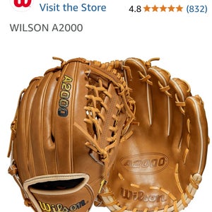 Wilson Right Hand Throw Infield A2000 Baseball Glove 11.5" (New)