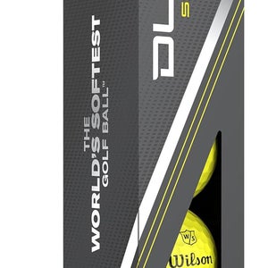 Wilson Staff Duo Soft Golf Balls (Yellow, 3pk) 1 Sleeve 2023 NEW