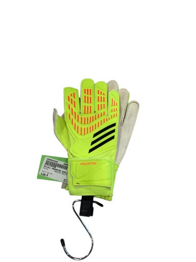 Used Adidas PREDATOR GOALIE GLOVES Soccer Goalie Gloves Yellow 4 11884-S000044250