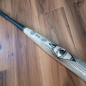 Used Easton Split BBCOR Baseball Bat 34/31 (-3) Hybrid Balanced Power Tan/Black