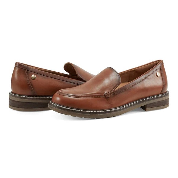 Easy Spirit Jaylin E-JAYLIN-211 Flat Women's US 7.5 Brown Loafers Shoes P455
