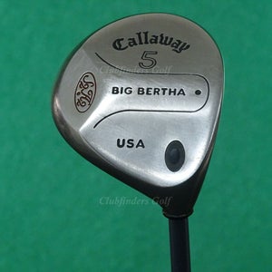Callaway Original Big Bertha Fairway 5 Wood Factory RCH 90 Graphite Regular