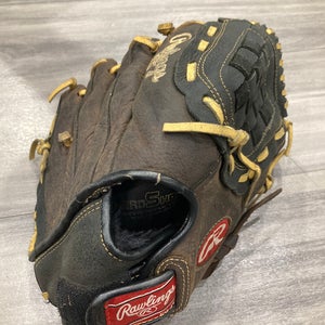 Brown Rawlings Player Preferred Right Hand Throw Pitcher's Baseball Glove 11" (Used)