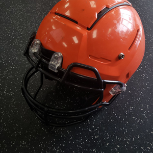 Used Schutt F7 FB Helmet Orange LG 11849-S000026249