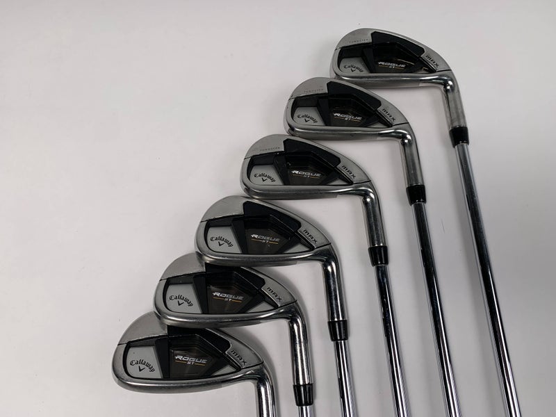 Callaway Rogue ST Max Iron Set 5-PW True Temper Elevate MPH 95g Stiff RH