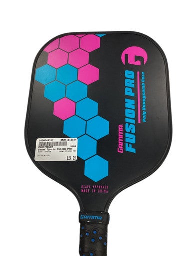 Used Gamma Sports FUSION PRO Pickleball Racquet Black 11884-S000044337
