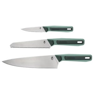 New GERBER COMPLEAT 3PC KNIFE SET 11443-42G1067404