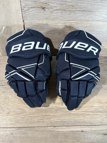Bauer NSX Hockey Gloves Senior 14” Navy Blue 14 Inch 36cm