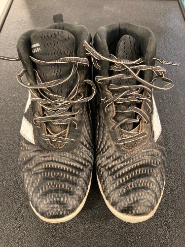 Men's Size M 10.5 (W 11.5) New Balance 4040 High Top Footwear Molded Cleats (Used)