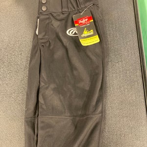 Black Women's Medium Adult Rawlings Game Pants (New)