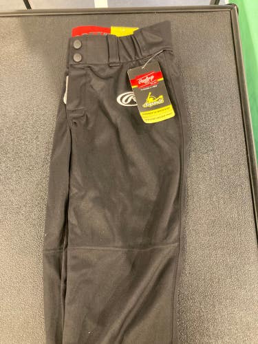Black Women's Medium Adult Rawlings Game Pants (New)