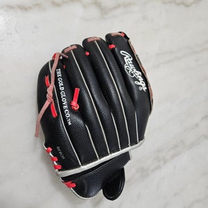 Rawlings Playmaker Youth Baseball Glove - 11 Inch, Leather Pocket PM11BSR