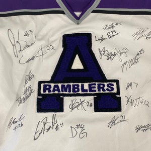 Amherst Ramblers jersey (autographed)