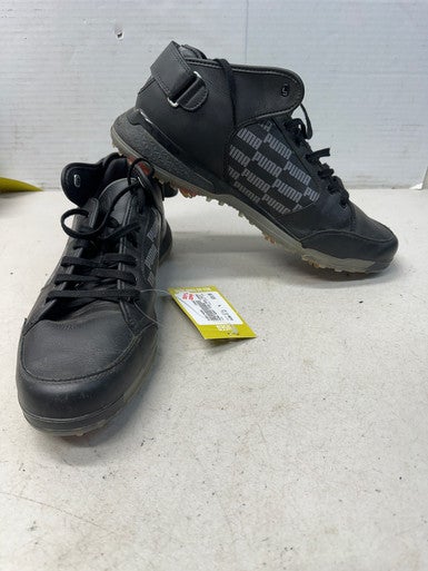 Puma Used Size 13 (Women's 14) Black Men's Golf Shoes