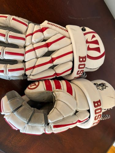 Boston University BU Warrior Regular 2 Gloves Size 13 Used Free Ship!