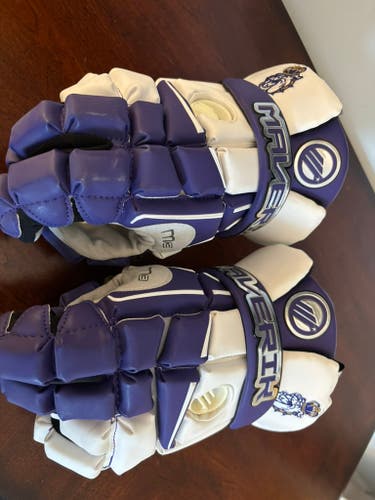 James Madison University JMU Maverik M3 Gloves Size 13 New Free Ship!