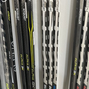 Used Senior Warrior Left Hand P92 Pro Stock Alpha LX Pro Hockey Stick