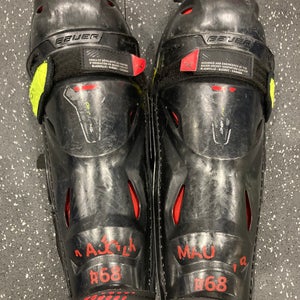 Used Junior Bauer Vapor Shift Pro Shin Pads 12"