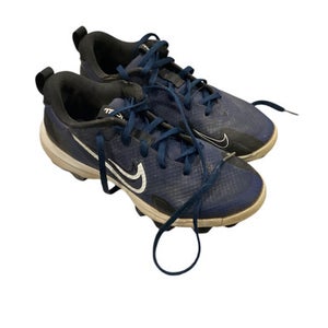 Used Nike TROUT BASEBALL CLEATS BB/SB Cleats Navy Blue Junior 06 11884-S000044457